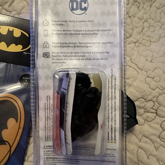 Batman HugBuddy Phone Holder and Air Freshener Set nwt - Picture 2 of 4